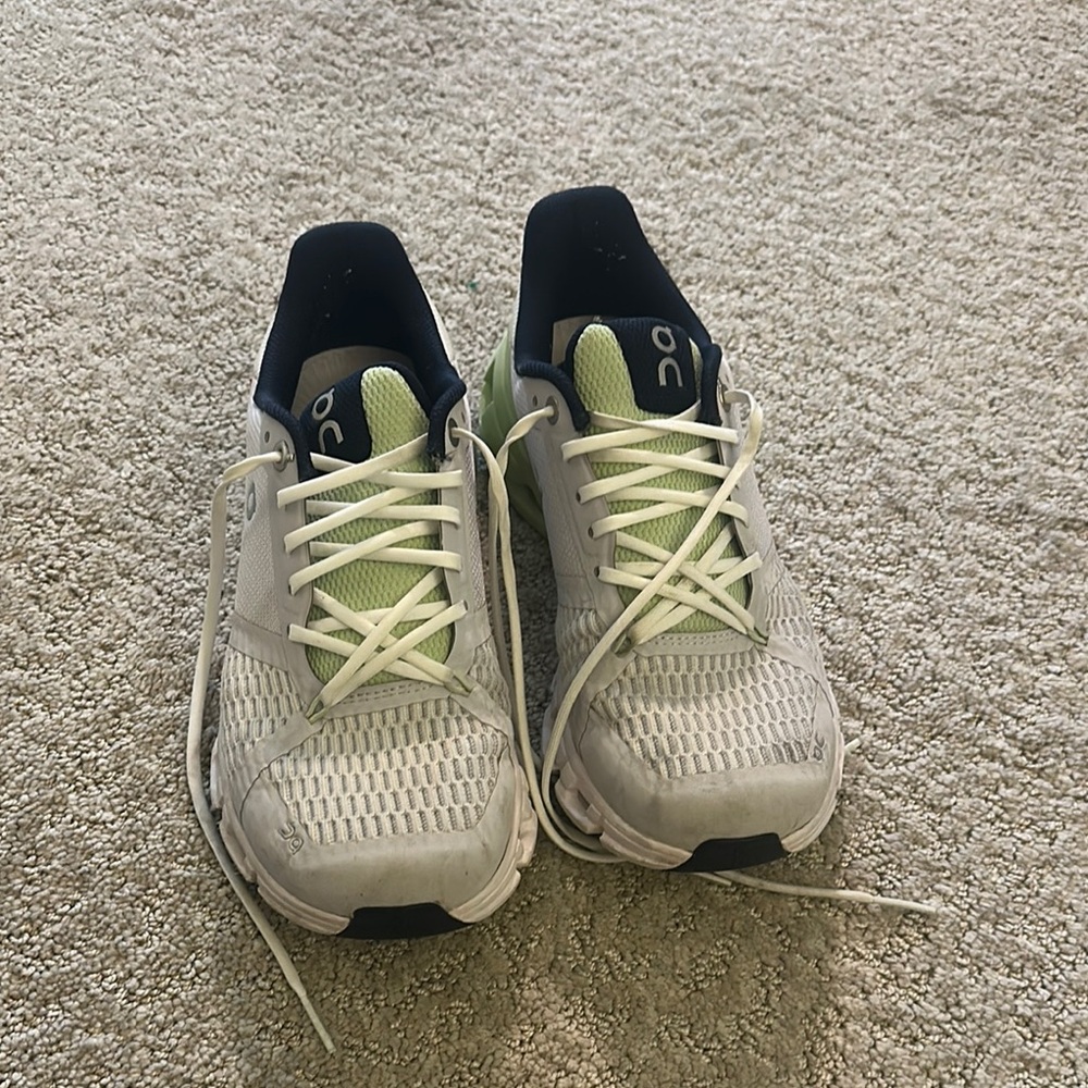 On Running Women's Sneakers - White and Green